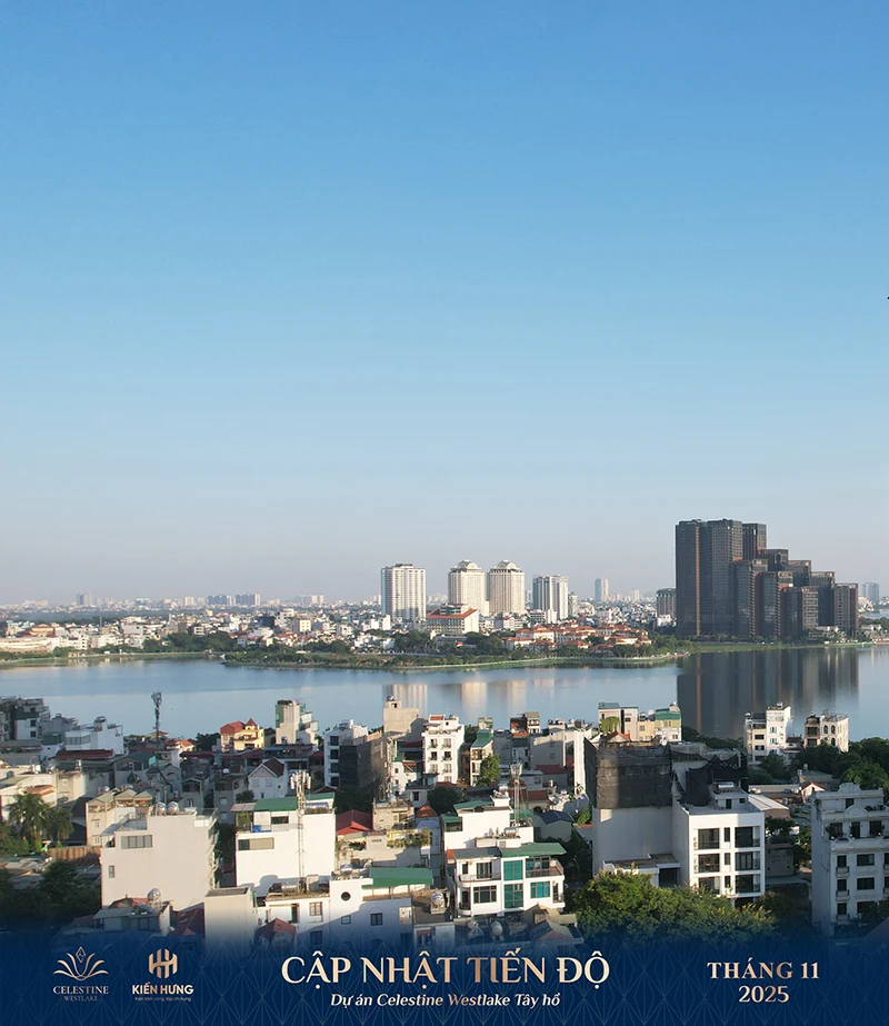 Dự án Celestine Westlake: Tiến độ thi công tháng 11/2025